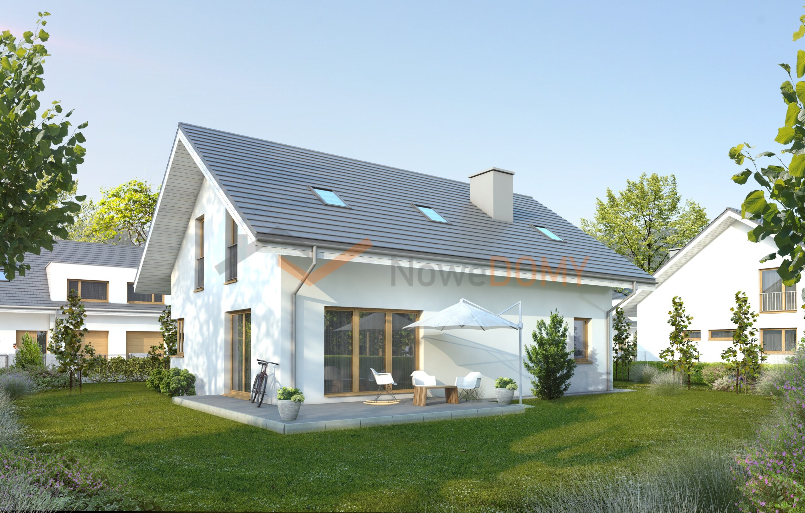 Nowoczesne Bliźniaki w Dobrej 137 m2 0% prow.