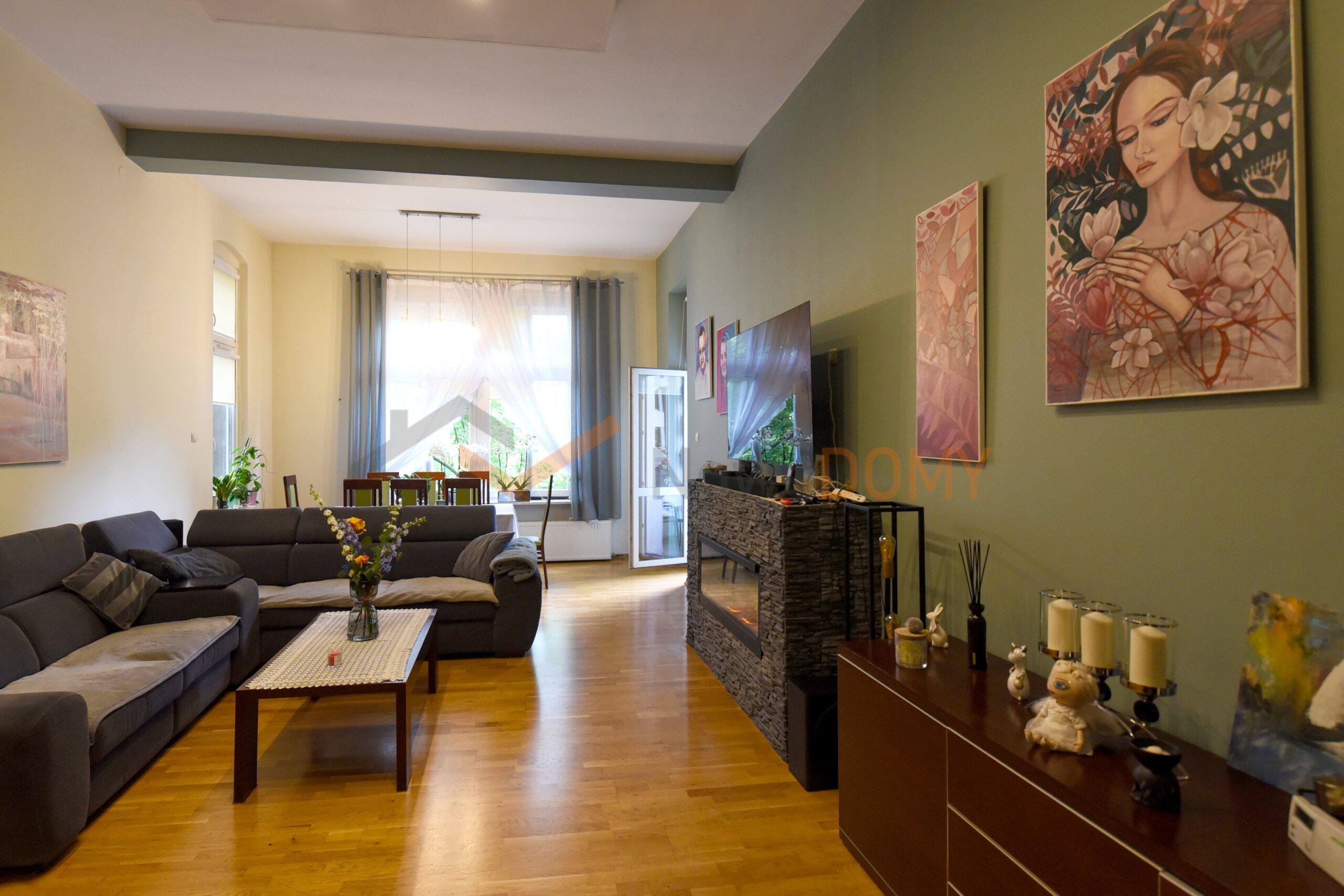 Przestronne umeblowane 5-pok mieszkanie w Centrum Szczecina 119,69 m2