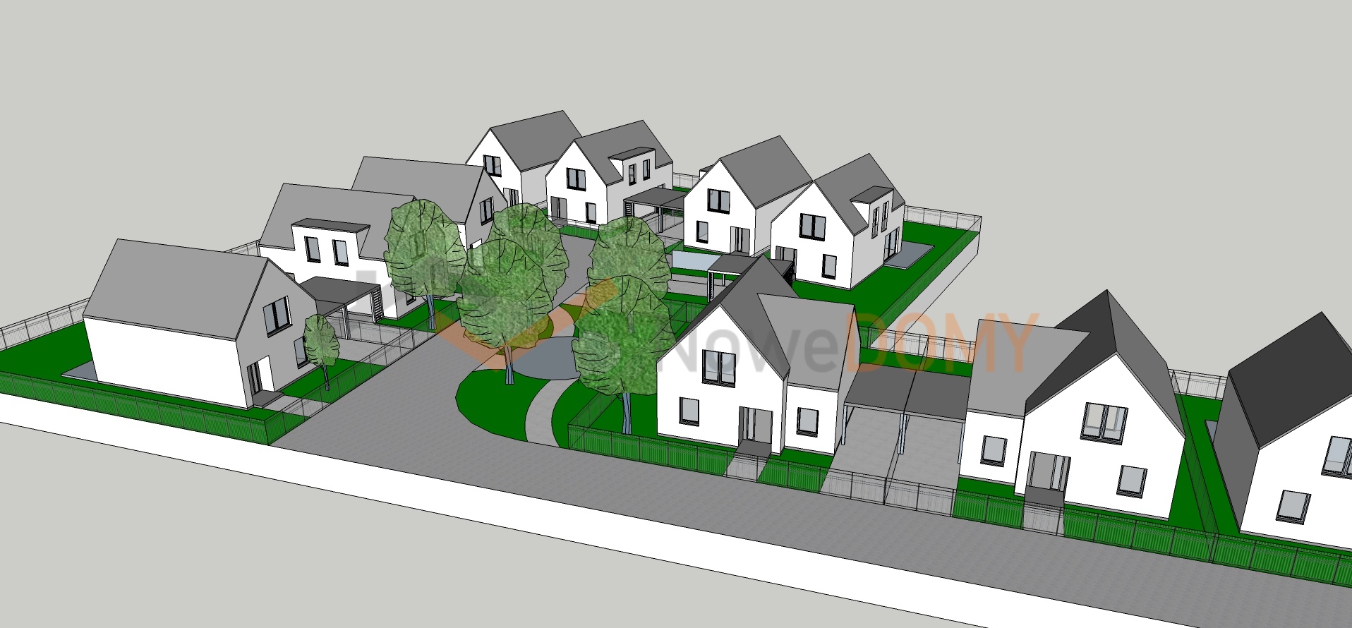 Nowoczesne Domy Jednorodzinne 98-109 m2 na Mierzynie 0% prow.