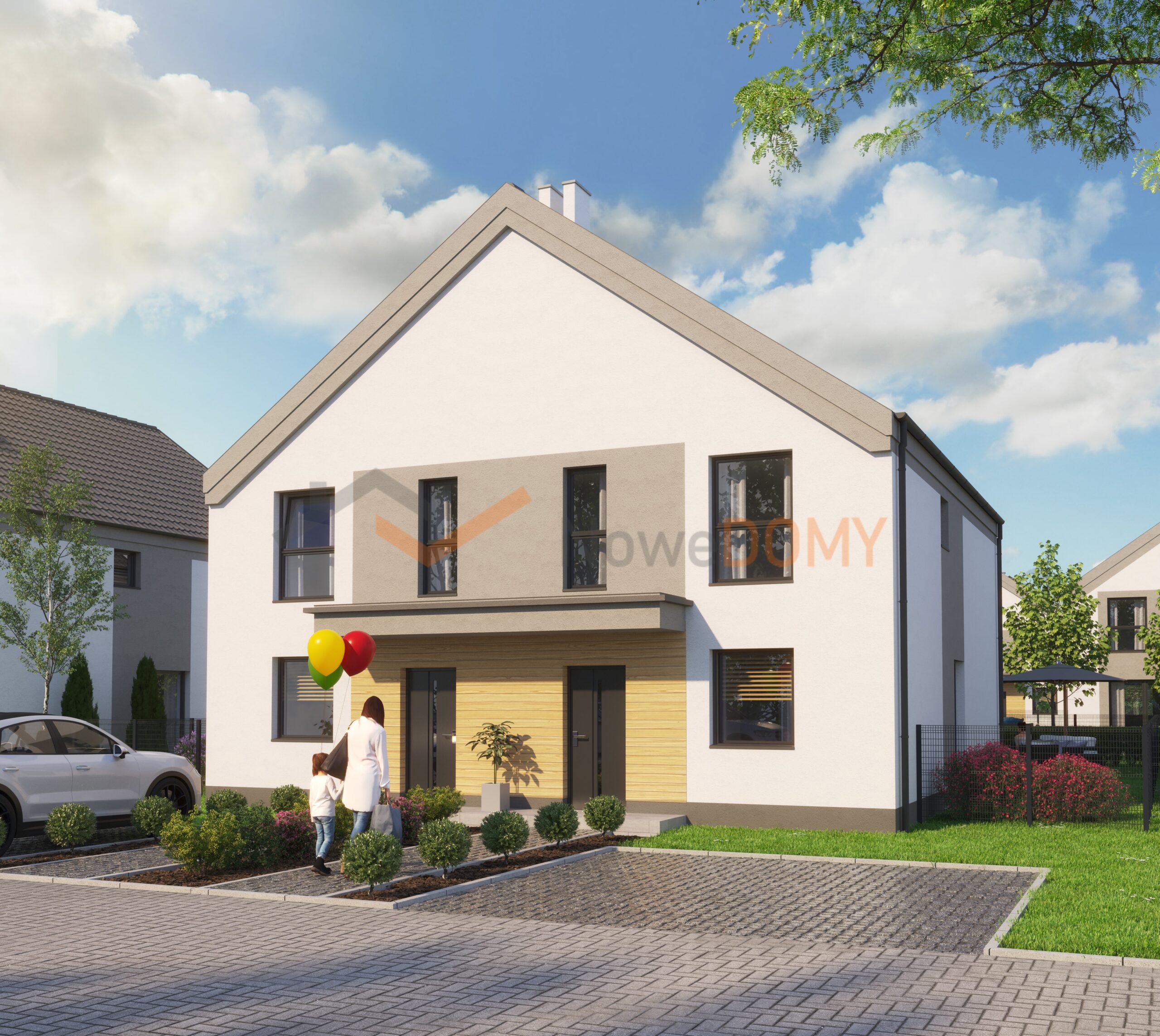 Osiedle Bliźniaków 99,6 m2 w Pilchowie 0% prow.