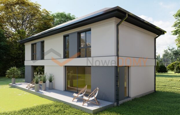 Nowoczesne Bliźniaki 74,56 m2 w Mierzynie 0% prow.