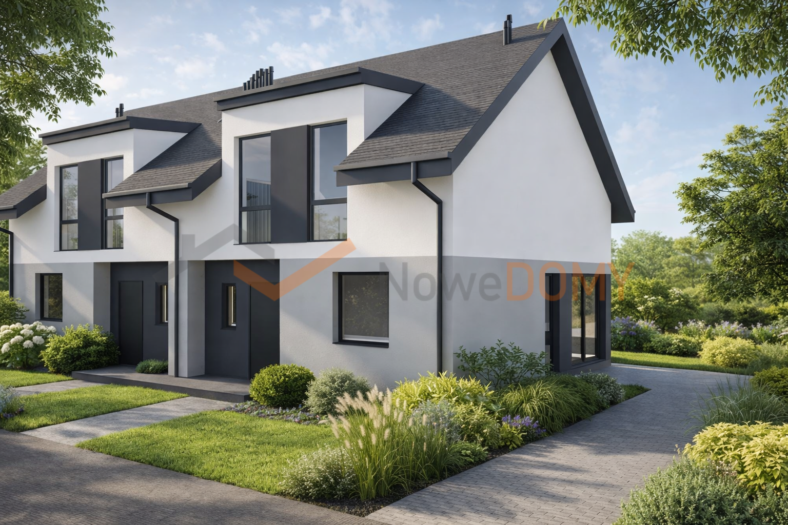 Nowoczesny Bliźniak 101,53 m2 z Wołczkowie z działkami 355 m2 0% prow.