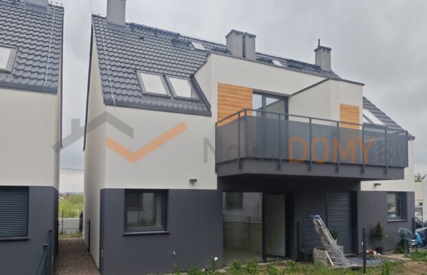 Gotowy do odbioru! Nowoczesny bliźniak 73,79 m2 z ogrodem na osiedlu zamkniętym w Mierzynie 0% prow.