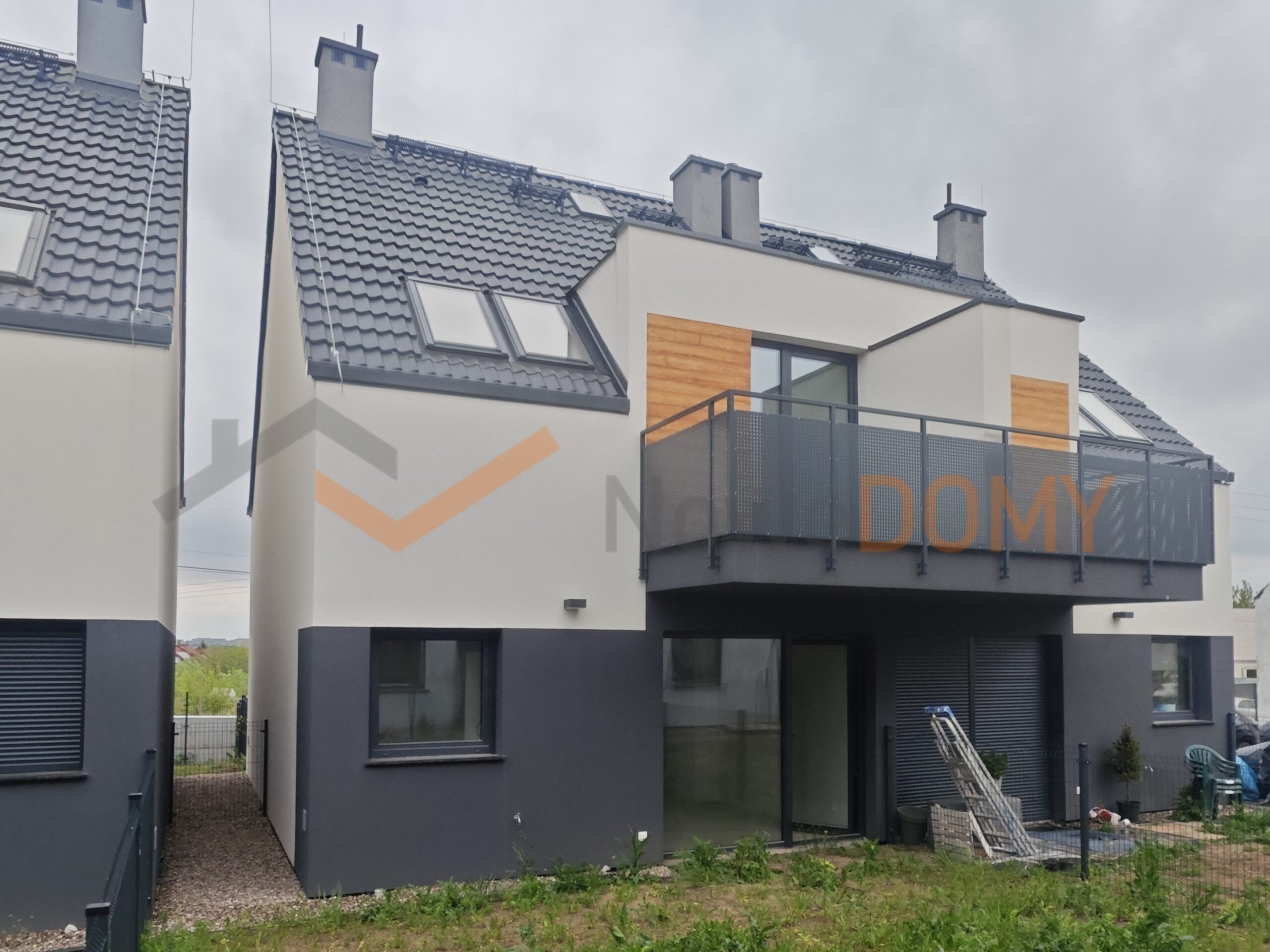 Gotowy do odbioru! Nowoczesny bliźniak 73,79 m2 z ogrodem na osiedlu zamkniętym w Mierzynie 0% prow.