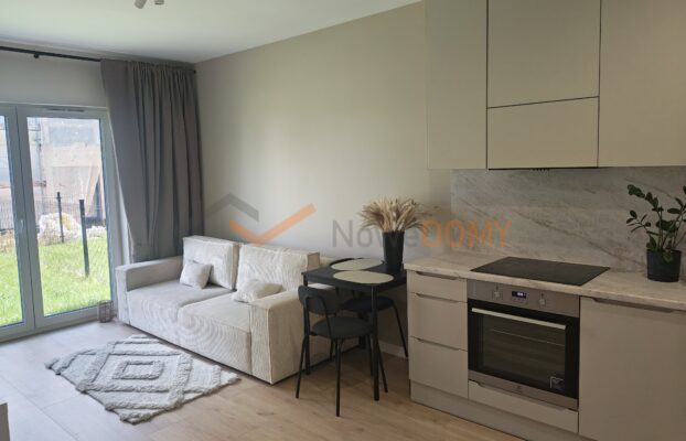 Nowoczesne mieszkanie na parterze 32m2 w Wysokim Standardzie z ogrodem