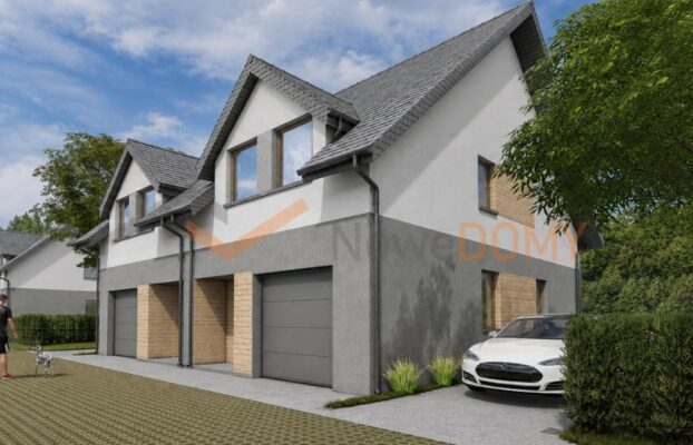 Atrakcyjne Bliźniaki 104,1 m2 na działkach 348,5 m2 w Mierzynie